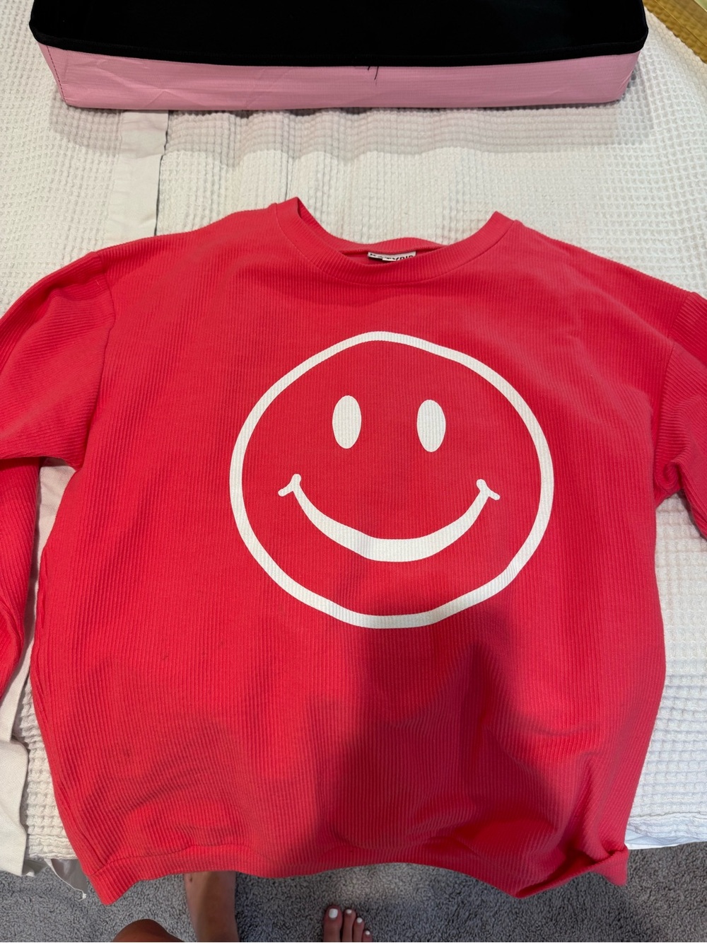 Women’s Smile Graphic Boutique Sweatshirt